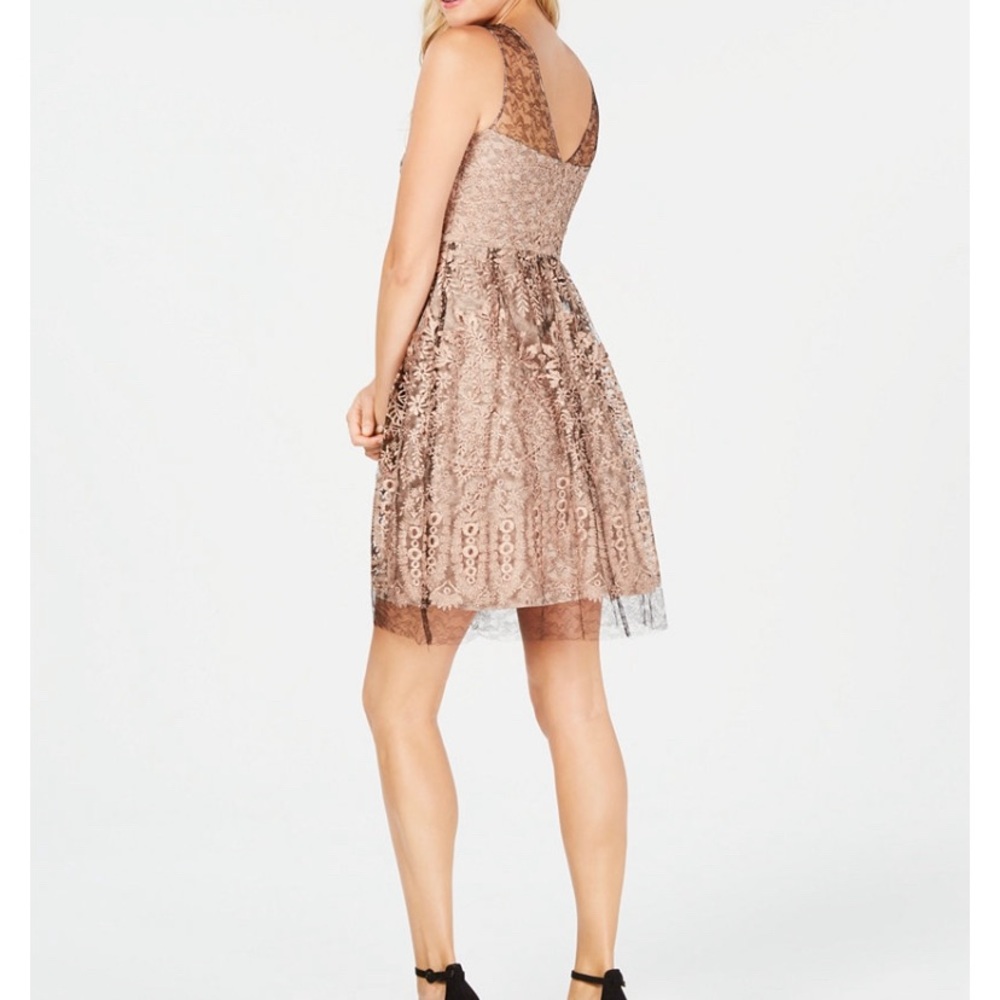 Lace Fit & Flare Dress - Picture 2 of 9